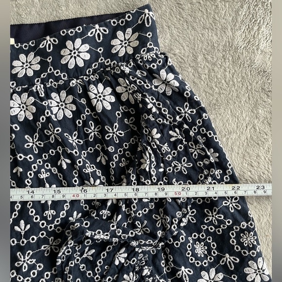 Kate Spade Shore Thing Eyelet Wrap Mini Skirt Size 12 - Picture 9 of 13
